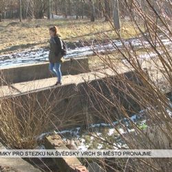 Cheb: Pozemky pro stezku na Švédský vrch si město pronajme (TV Západ)