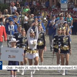 Cheb: Proběhl 25. ročník festivalu dechových orchestrů FIJO (TV Západ)