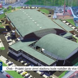 Cheb: Projekt úprav zimního stadionu a okolí bude rozložen do více let (TV Západ)