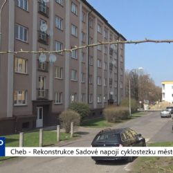 Cheb: Rekonstrukce Sadové napojí cyklostezku městem (TV Západ)