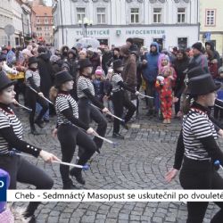 Cheb: Sedmnáctý Masopust se uskutečnil po dvouleté pauze (TV Západ)