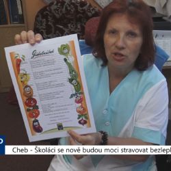 Cheb: Školáci se nově budou moci stravovat bezlepkově (TV Západ)