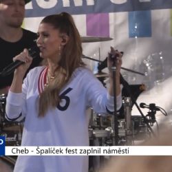 Cheb: Špalíček fest zaplnil náměstí (TV Západ)