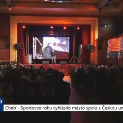 Cheb: Sportovce roku vyhlásilo město spolu s Českou unií sportu (TV Západ)