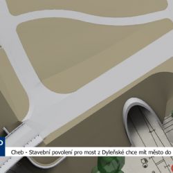 Cheb: Stavební povolení pro most z Dyleňské chce mít město do konce roku (TV Západ)
