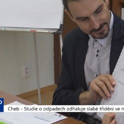 Cheb: Studie o odpadech odhaluje slabé třídění ve městě (TV Západ)