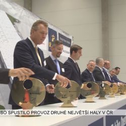 Cheb: Tchibo spustilo provoz druhé největší haly v ČR (TV Západ)