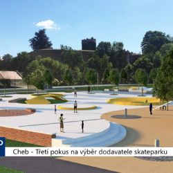 Cheb: Třetí pokus na výběr dodavatele skateparku (TV Západ)