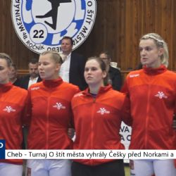 Cheb: Turnaj O štít města vyhrály Češky před Norkami a Egyptem (TV Západ)