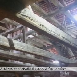 Cheb: Unikátní krovy na náměstí budou zpřístupněny (TV Západ)