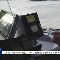 Cheb: Úpravy spojů v MHD začnou platit od 1. července (TV Západ)