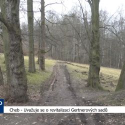 Cheb: Uvažuje se o revitalizaci Gertnerových sadů (TV Západ)