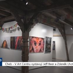 Cheb: V Art centru se představují Jeff Beer a Zdeněk Lhoták (TV Západ)