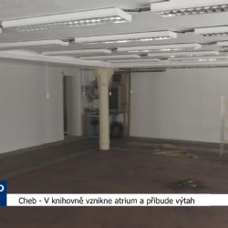 Cheb: V knihovně vznikne atrium a přibude výtah (TV Západ)
