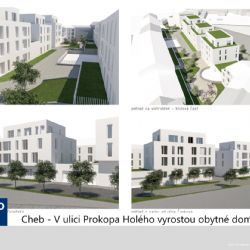Cheb: V ulici Prokopa Holého vyrostou obytné domy (TV Západ)