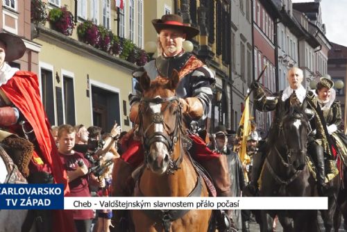 obrázek:Cheb: Valdštejnským slavnostem přálo počasí (TV Západ)