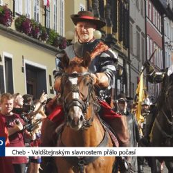 Cheb: Valdštejnským slavnostem přálo počasí (TV Západ)