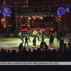 Cheb: Vánoční trhy nabízí pestrý program a soutěž (TV Západ)