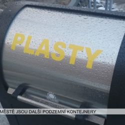 Cheb: Ve městě jsou další podzemní kontejnery (TV Západ)