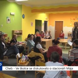 Cheb: Ve školce se diskutovalo o stacionáři Mája (TV Západ)