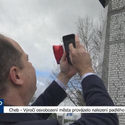 Cheb: Výročí osvobození provázelo nalezení padlého předka (TV Západ)