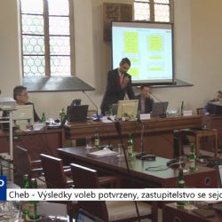 Cheb: Výsledky voleb potvrzeny, zastupitelstvo se sejde 21.11. (TV Západ)