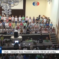 Cheb: Základní škola Hradební oslavila 150 let od vzniku (TV Západ)