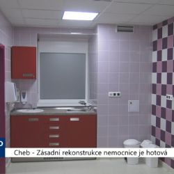 Cheb: Zásadní rekonstrukce nemocnice je hotová (TV Západ)