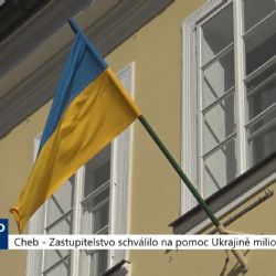 Cheb: Zastupitelstvo schválilo na pomoc Ukrajině milion korun (TV Západ)