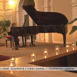 Františkovy Lázně: Klavíristé z chebské ZUŠky zahráli v Císařských Lázních (TV Západ)