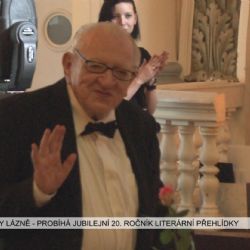 Františkovy Lázně: Probíhá jubilejní 20. ročník literární přehlídky (TV Západ)