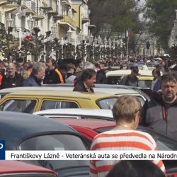 Františkovy Lázně: Veteránská auta se předvedla na Národní třídě (TV Západ)