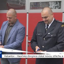 Habartov: Hasičská zbrojnice dostala novou střechu a plášť (TV Západ)