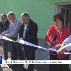 Horní Slavkov: Nová budova slouží cestářům (TV Západ)