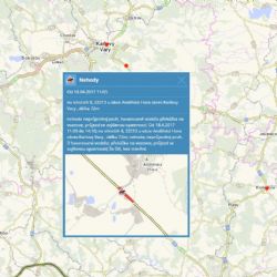 Karlovarsko: Nehoda tří aut u Andělské Hory 