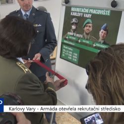Karlovy Vary: Armáda otevřela rekrutační pracoviště (TV Západ)