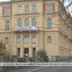 Karlovy Vary: Do budov školy na nábřeží J. Palacha bude město investovat (TV Západ)