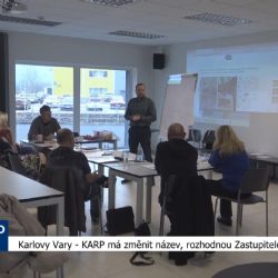 Karlovy Vary: KARP má změnit název, rozhodnou Zastupitelé (TV Západ)