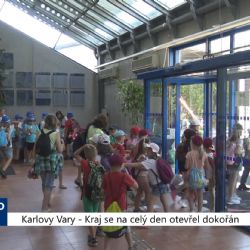 Karlovy Vary: Kraj se na celý den otevřel dokořán (TV Západ)