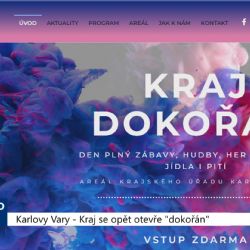 Karlovy Vary: Kraj se opět otevře 