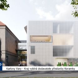 Karlovy Vary: Kraj vybírá dodavatele přestavby Keramky (TV Západ)