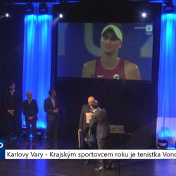 Karlovy Vary: Krajským sportovcem roku je tenistka Vondroušová (TV Západ)