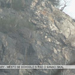 Karlovy Vary: Město se dohodlo s ŘSD o sanaci skal nad obchvatem (TV Západ)