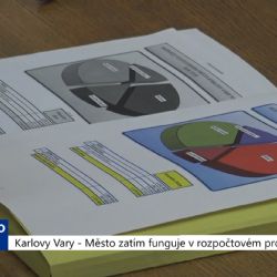 Karlovy Vary: Město zatím funguje v rozpočtovém provizoriu (TV Západ)