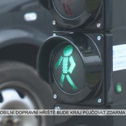 Karlovy Vary: Mobilní dopravní hřiště bude kraj půjčovat zdarma (TV Západ)