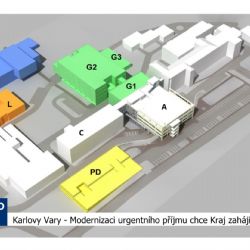 Karlovy Vary: Modernizaci urgentního příjmu chce Kraj zahájit letos (TV Západ)