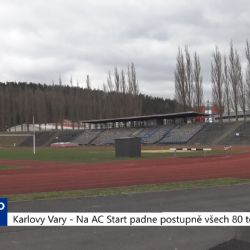 Karlovy Vary: Na AC Start padne postupně všech 80 topolů (TV Západ)