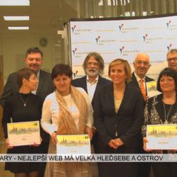 Karlovy Vary: Nejlepší web má Velká Hleďsebe a Ostrov (TV Západ)