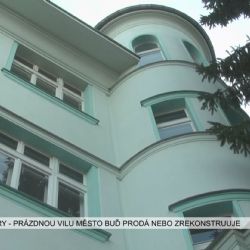 Karlovy Vary: Prázdnou vilu město buď prodá nebo zrekonstruuje (TV Západ)