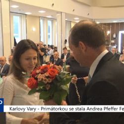 Karlovy Vary: Primátorkou se stala Andrea Pfeffer Ferklová (TV Západ)